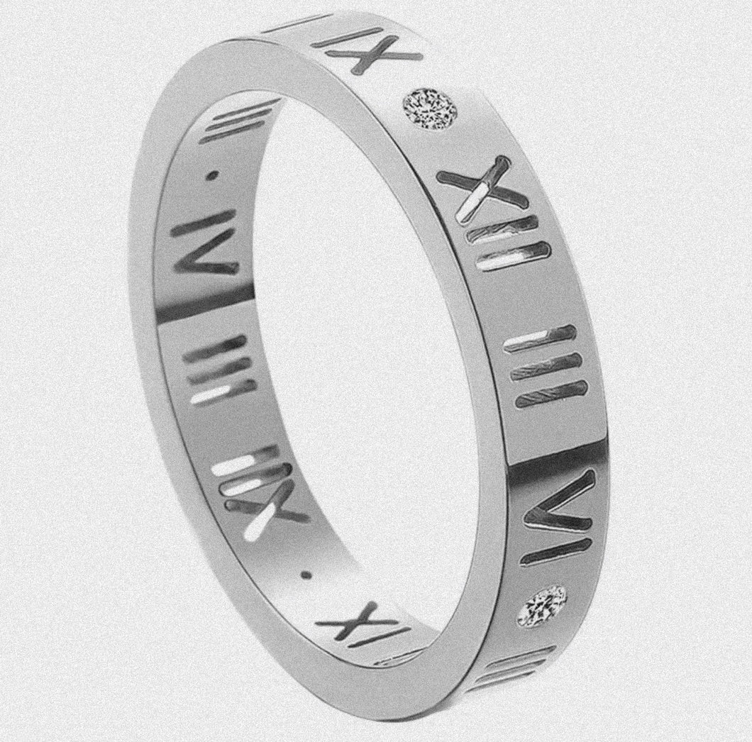 Roman Numeric Ring