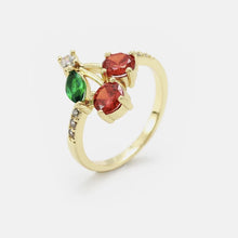 Load image into Gallery viewer, Ruby Cherry Ring
