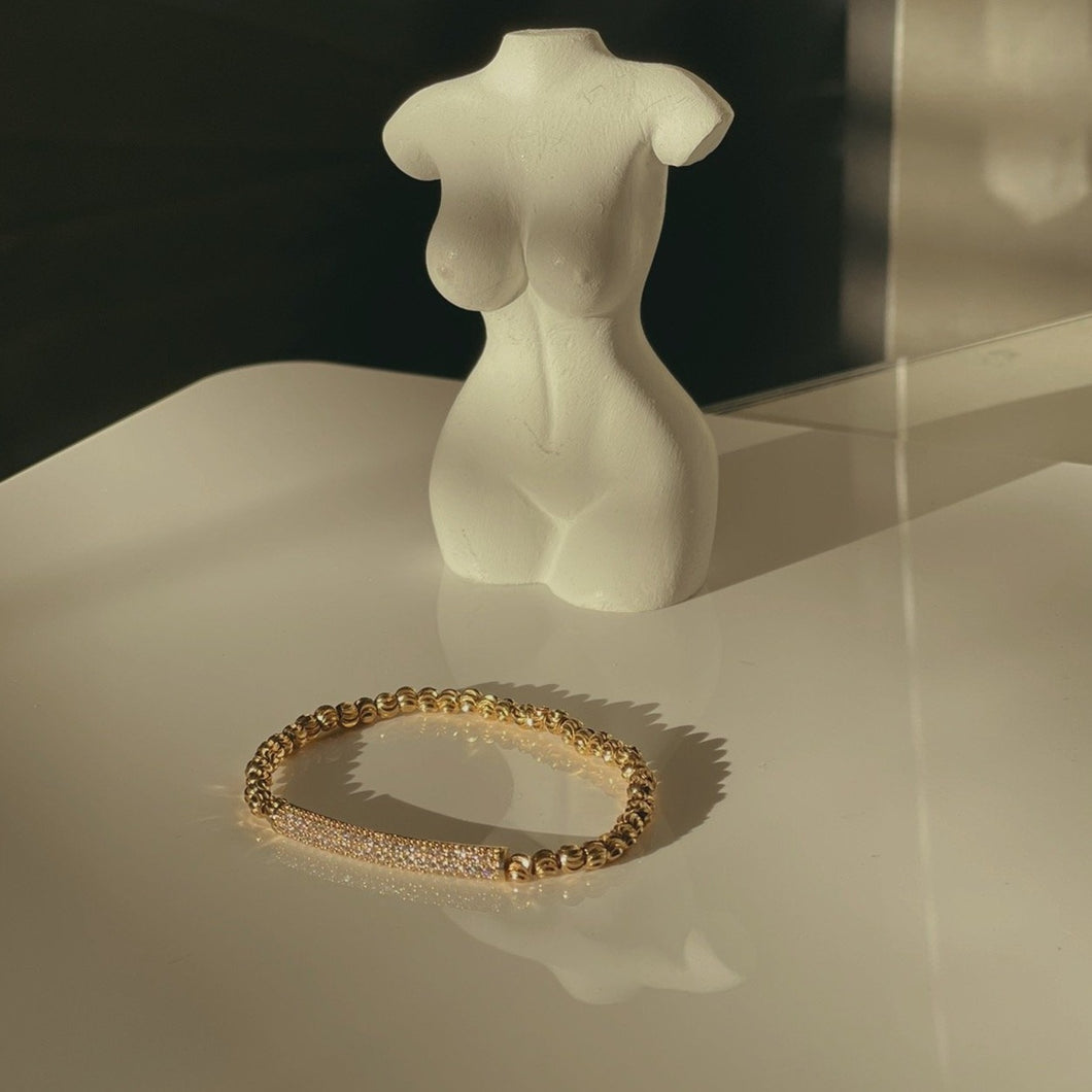 Golden Beaded bracelet