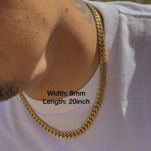Load image into Gallery viewer, 8mm &quot;Cuban Gold Link&quot; Chain
